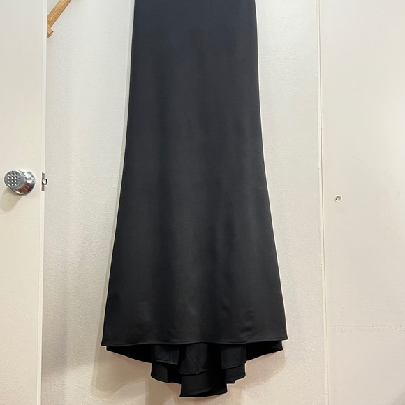 La Femme 29049 Off the Shoulder Sheer Neckline Gown - Picture 5 of 11